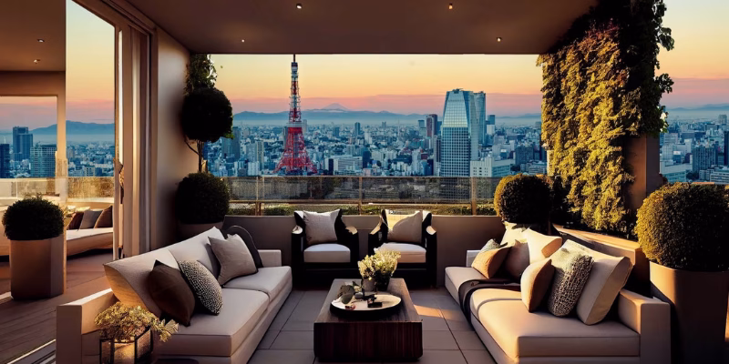 Happy renter in Tokyo no deposit apartment